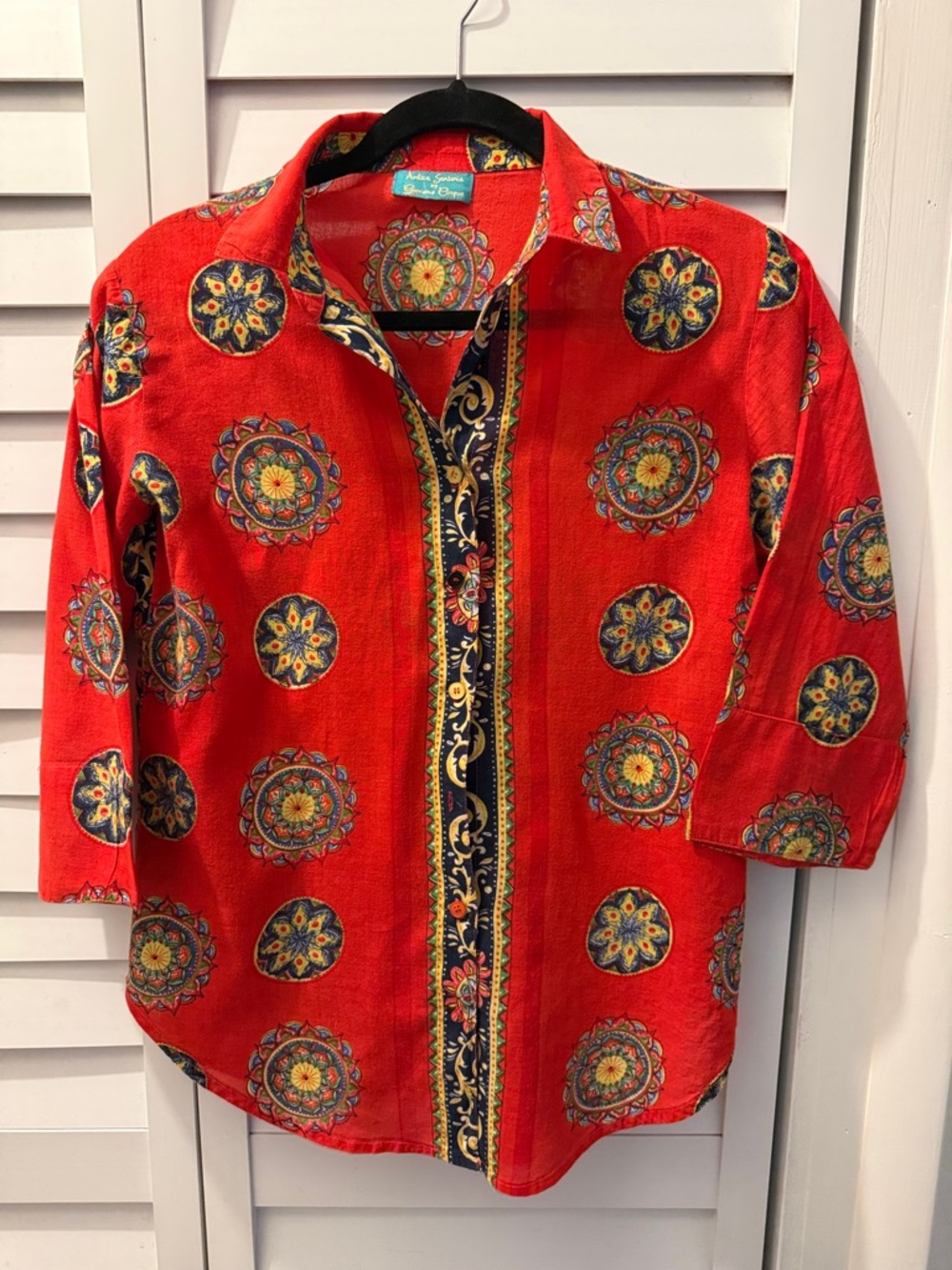 Antica Santoria by Giacomo Cirque Gorgeous Blouse